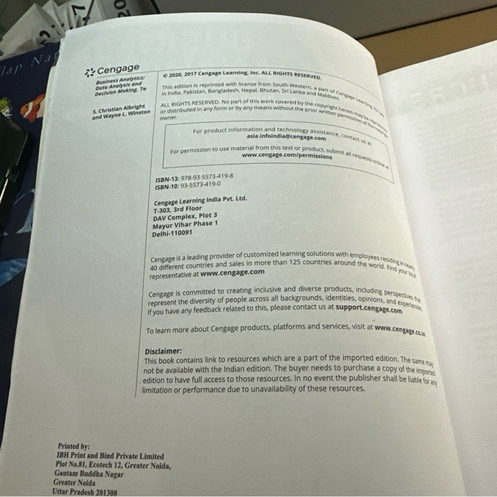 Business Analytics Textbook. - Picture 4 of 5